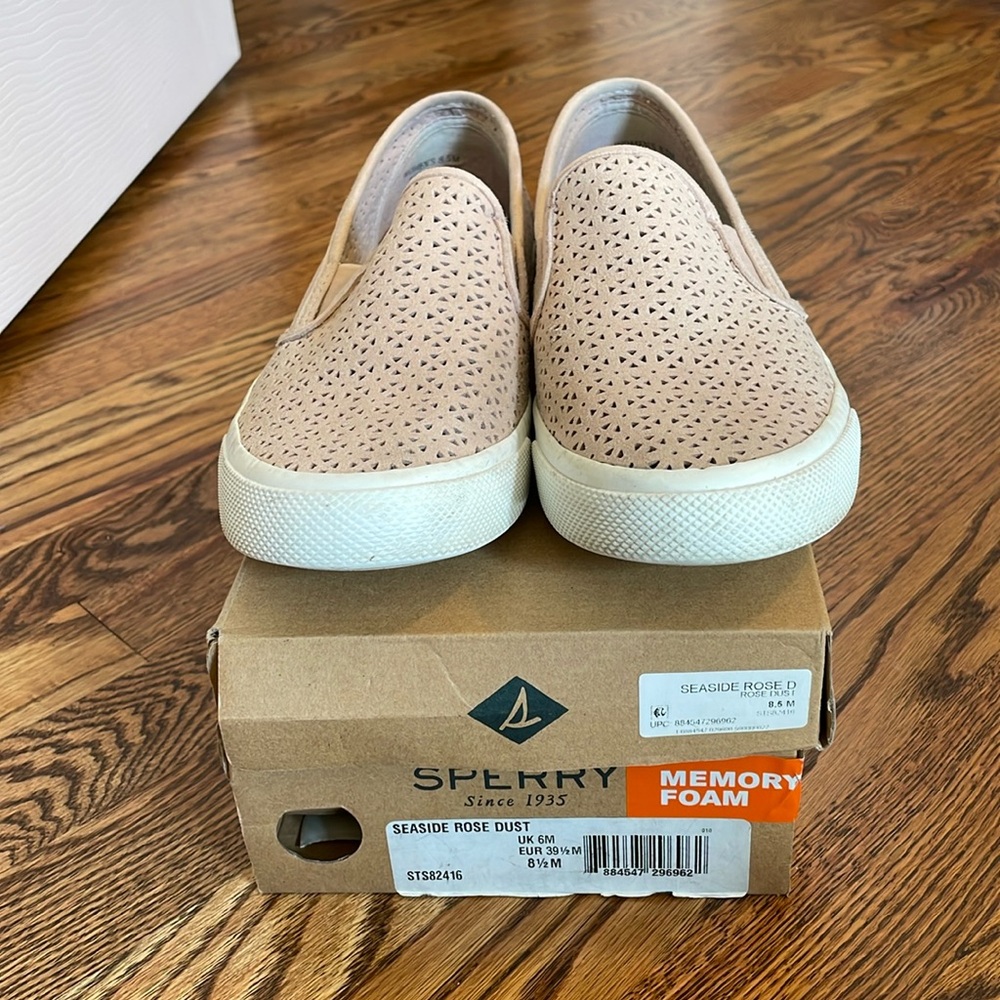 Sperry Seaside Top Sider Rose Dust Leather